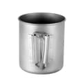 Miniatyrbild 4 av 5: TOMSHOO 300ml Titaniummugg Utomhus Bärbar Camping Picknick Vattenmugg med Fällbart Handtag Camping Picknick Vattenmugg