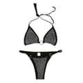 Naiset Kiiltävä Bikini Micro Seksikäs String Kaksiosainen Uimapuku Naisen String Uima-asu