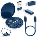 Miniatyrbillede 2 af 7: 5-i-1 USB Type-C Opladerkabel Rejseadapter 60W Kit Opbevaringsboks—2f blue