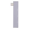 Miniatyrbilde 2 av 4: 839 USB-C/Type-C hann til dobbel USB 2.0+USB 3.0 hunn-adapter Silver