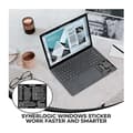 Miniatyrbilde 3 av 4: PC-referansetastatursnarveisklistremerke for PC bærbar datamaskin stasjonær svart For Mac