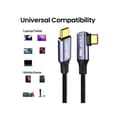 Miniatyrbillede 2 af 3: USB-C til USB-C datakabel, 2M enkeltvinklet USB-C til Type-C datakabel