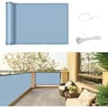 Balkongskjerm - 1 stk - Polyester - UV-beskyttelse og vanntett - For terrasse, hage, uteplass