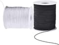 Elastisk tråd til armbånd, 2 ruller 1 mm 100 m Robust armbåndstråd, strækbar elastisk tråd til smykkefremstilling, halskæder, perler