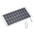 10W 5V Solpanel Typ C Utgång Bärbar Solladdningspanel för Telefonladdning Säkerhetsövervakning