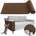 Selvklebende klorematte for katter 100x60x0.4cm Klorematte Sofabeskytter Katte-antiklor (brun)