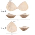 Miniatyrbillede 2 af 10: Tykk BH Indlæg Bikini Indlæg NUDE TYPE2 TYPE2 nude type2-type2 nude type2-type2 nude