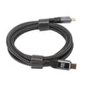 Miniatyrbillede 1 af 5: USB C til USB C-kabel PD240W USB2.0 Type C-interface 480Mbps USB C han til C han dobbeltendet datakabel 150cm
