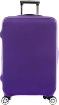 Tjockt dammskyddande resväskskydd Elastiskt enfärgat resväskskydd Lila S Purple S