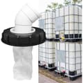 Miniatyrbillede 1 af 5: Regnvandsfilter - med vaskbart nylonfilter - til 1000 liters IBC regnvandstanke - 165 mm
