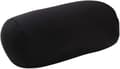 Microbead Neck Roll, Travel Pillow, Micro-Bead Pillow, Lumbar Support, Back and Head Pillow, Travel Massage, Column (Black)