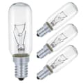 4-pack E14 40w, T25 230v Varmvit 2700k Dimbar Glödlampa för Köksfläkt