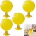 4-pack fruktflugfälla, klibbig boll, multifunktionell citrusformad flugfälla för fruktflugor