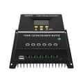 100A 12V/24V/36V/48V Solar laddningsregulator, PV batteriregulator med dubbla USB-portar
