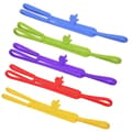 Silikon bokmerker 5-pakning med fingerdesign, fleksible