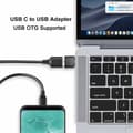 Miniatyrbillede 3 af 4: USB-C til USB-A adapter, 2-pak, Type-C konverter kompatibel med MacBook, opladning og data til smartphone