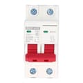 Miniatyr 2P DC-strömbrytare för solcellssystem, isolator, DIN-skenmontering, 1000V 40A (DZ47-63Z C40)
