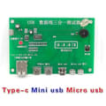 Miniatyrbillede 2 af 5: USB-kabeltester, Type-C/Mini USB/Micro-USB USB-kabeltester