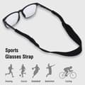 Brillehalsrem - ABI - Elastisk - Sort - Sport - Unisex