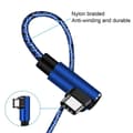 Miniatyrbillede 2 af 5: Galaxy S10 Oplader USB Type-C Kabel 90 Grader Holdbar Nylon