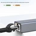 Pikkukuva 4 / 5: 1000M Ethernet Gigabit -sovitin USB3.0 Type C - RJ45 Ajuriton 1000Mbps Peli Gigabit Ethernet H