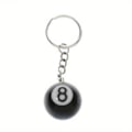 Miniatyrbillede 5 af 5: 8 Ball Sort Pool Ball Nøglering Nøglevedhæng