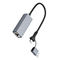 Pikkukuva 2 / 5: 1000M Ethernet Gigabit -sovitin USB3.0 Type C - RJ45 Ajuriton 1000Mbps Peli Gigabit Ethernet H