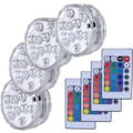 Miniatyrbilde 1 av 5: LED Undervannslys, LED Undervannslys Flerfarget Undervannsbelysning med Fjernkontroll Vanntett IP68 for