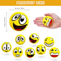 Miniatyrbilde 2 av 5: Morsomme Ansikts Klemme Stressleker, 5 stk Stressball, Sensorisk Stressball for Barn og Voksne