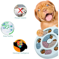 Miniatyrbild 4 av 4: Hundpussel Leksaker, Hundmat Pusselmatare Leksaker för IQ-träning & Mental Berikning, Hundgodis Pussel blue