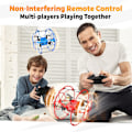 Miniatyrbild 4 av 4: Fjärrstyrd drönare för barn - Mini Drönare Sfärisk Rullande Quadcopter 360 Graders Flip RÖD