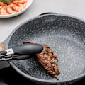 Miniatyrbillede 4 af 4: Køkkentænger til madlavning | 9 & 12 tommer Tænger Køkken Silikone spids | Silikone Non-stick Tænger til airfryer | Sort 2 stk