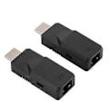 Miniatyrbilde 2 av 4: 60M HDMI-forlenger HDMI Til RJ45 Over Cat 5e/6 Nettverk LAN Ethernet Adapter 4K FP