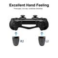 Miniatyrbillede 5 af 5: L2 R2 Controller Extenders Knapforlængere Bløde Berøringsforlængede Greb til PS4 (Sort)