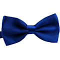 Miniatyrbild 1 av 4: Män Fluga Justerbar Längd Bröllop Man Mode Pojkar Satin Fluga Royal Blue