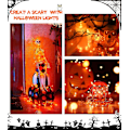Miniatyrbild 2 av 5: LED Ljusslinga, 3M 30 LED Batteridriven LED Slinga Vattentät för Utomhus Trädgård Inomhus Bröllop Fest Jul (Orange)