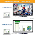 Miniatyrbild 5 av 5: 1080p Displayport Till HDMI Adapter, Svart
