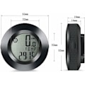 Miniatyrbillede 2 af 5: Multifunktionel Trådløs Trefarvet Baggrundsbelyst Computer Speedometer, Udendørs Vandtæt Cykel Cykel Pedometer Speedometer