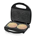 Miniatyrbilde 1 av 2: Smiley Sandwich Maker Mini Hjemme Frokostmaskin Multifunksjonell brødrister med non-stick panne, indikatorlampe og kjølig håndtak