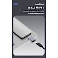 Miniatyrbild 4 av 5: 2st Micro-B Hane till Typ C Hona Adapter Typ-C USB3.0 Micro-B Kontakt för Extern Hårddisk HDD Kabeladapter