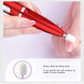 Miniatyrbild 3 av 5: Professionell Sladdlös Nagelborr, Portabel Uppladdningsbar Elektrisk Nagelmaskin Filset med 5 Vårdande Huvuden, Manikyr Pedikyr Polering rose red