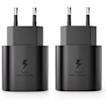 Miniatyrbilde 1 av 4: 2-pakning 25W lader USB C hurtiglader for Samsung Galaxy S23, S20, S21 FE, S21 Ultra 5G, S22, Note 20, A51, A53, A72, M43, M53, Z Fold3, Fold4, Flip 3/4