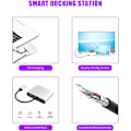 Pikkukuva 5 / 5: USB C - Type C, 4-in-1 USB-keskittimet, kaksoisnäyttö, USB C - 4K HDMI/HDTV, VGA-sovitin, USB 3.0 -lataus