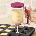 Miniatyrbillede 2 af 4: 1 stk. dejdispenser - nem at hælde og pladsbesparende - perfekt til cupcakebagning, vaffelfremstilling, kager og pandekager, robust, nem at rengøre