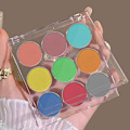 Miniatyrbild 2 av 5: Nagelpulverset, Gradient Nagelpulver, Flerfärgade Nagelkonstpulver, 9 Färger Set Krom Nagelglitter, DIY Glansig Magiskt Spegel Finish Gradient Nagel color 4