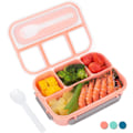 Miniatyrbild 1 av 5: Bentolåda för vuxna, läcksäker lunchlåda för barn, diskmaskin, frys säker Bpa-fri pink