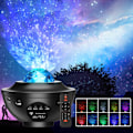 Miniatyrbilde 1 av 5: Planetarium Projektor LED Nattlys Barn Roterbar 21 Moduser, Stjernehimmel Projektor Bluetooth/Fjernkontroll/Timer for Babyrom Dekor