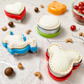 Miniatyrbilde 5 av 5: Sandwichkutter og forsegler for lunsj - 5 stk. Uncrustable Maker for matboks og Bento-boks - Kakeutstikkere for gutter og jenter