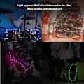 Miniatyrbilde 4 av 5: LED Felglys for Sykkel - Pynt til Terrengsykkelramme & Eikelys for Nattsykling blue