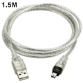 Miniatyrbild 1 av 5: USB-kabel HANE Till Kontakt Till Mini 4-Pin Till Adapter för Perifera Enheter Som Endast Är Kompatibla med DENNA TYP av Adapter